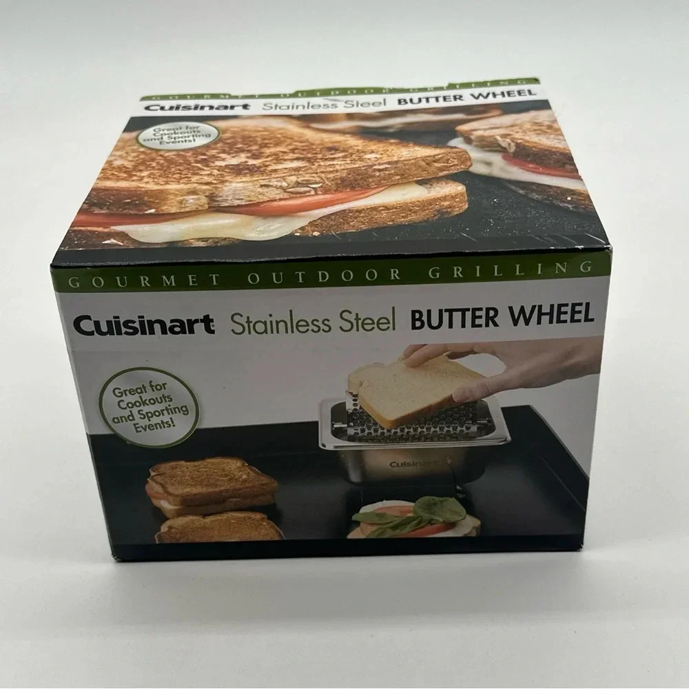 Cuisinart Butter‎ Wheel Stainless Steel Barbecue Gourmet Outdoor Grilling